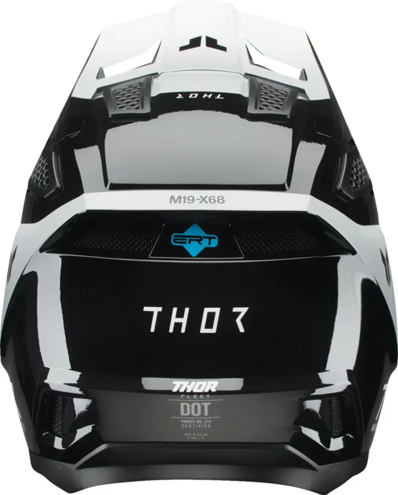 THOR - HELMET FLEET STORM BK/WH MD - 01108912
