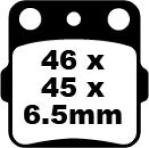 EBC - BRAKE PAD CARBON TT DIRT - 17220221