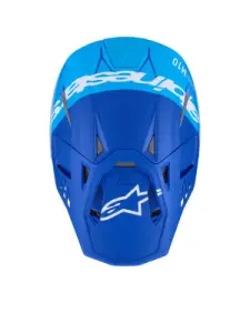 ALPINESTARS(MX) - HELMET S-M10 FLOOD BLUE/BLK-CA - 01109039