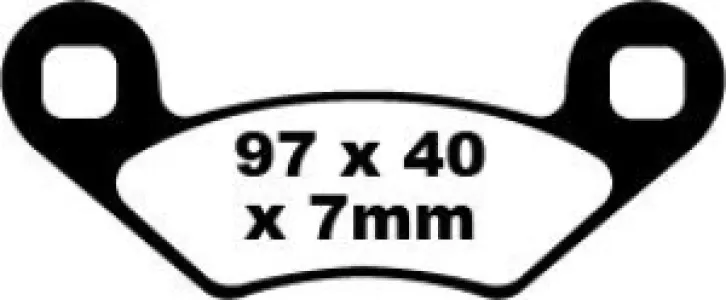 EBC - BRAKE PAD CARBON TT DIRT - 17220254