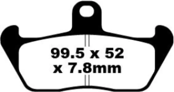 EBC - BRAKE PAD FA SER ORGANIC - 17220255