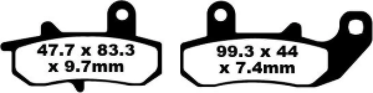 EBC - BRAKE PAD FA SER ORGANIC - 17220253