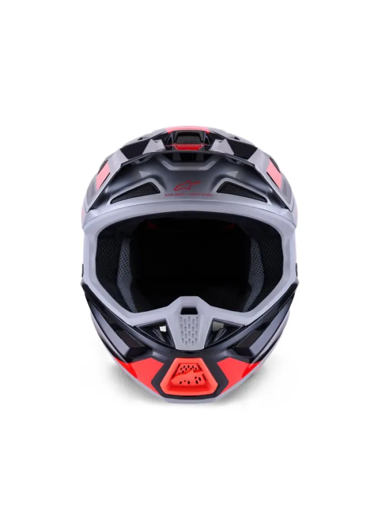 ALPINESTARS(MX) - HELMET SM7 RISE BLK/RD/SILV S - 01109064