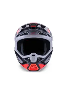 ALPINESTARS(MX) - HELMET SM7 RISE BLK/RD/SILV S - 01109064