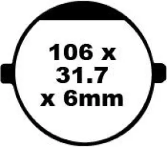 EBC - BRAKE PAD FA SER ORGANIC - 17220263