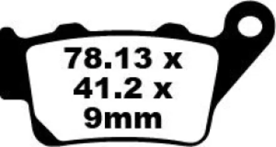 EBC - BRAKE PAD FA SER ORGANIC - 17220265
