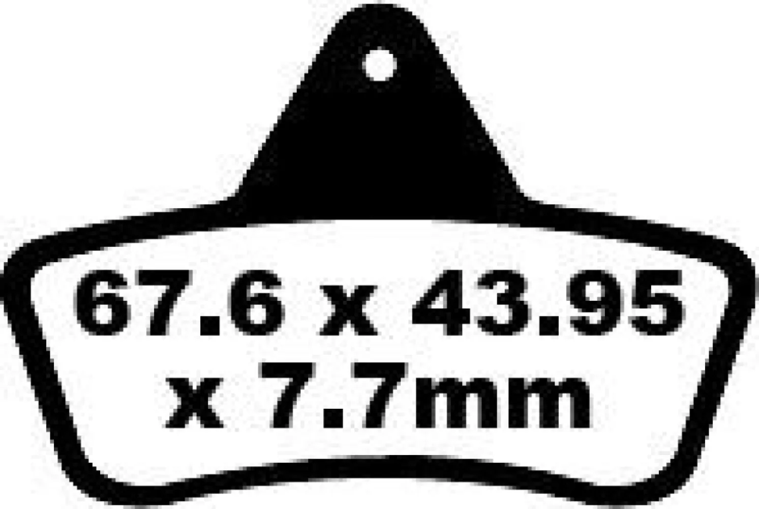 EBC - BRAKE PAD CARBON TT DIRT - 17220272