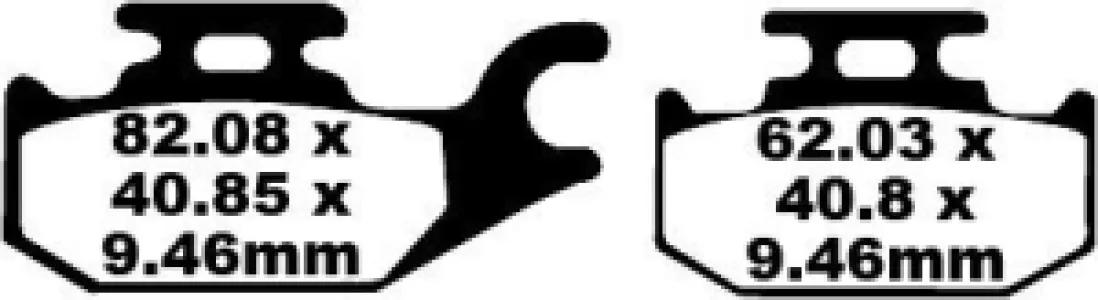 EBC - BRAKE PAD CARBON TT DIRT - 17220274