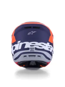 ALPINESTARS(MX) - HELMET SM7 CORE ORAN/BLUE M - 01109083