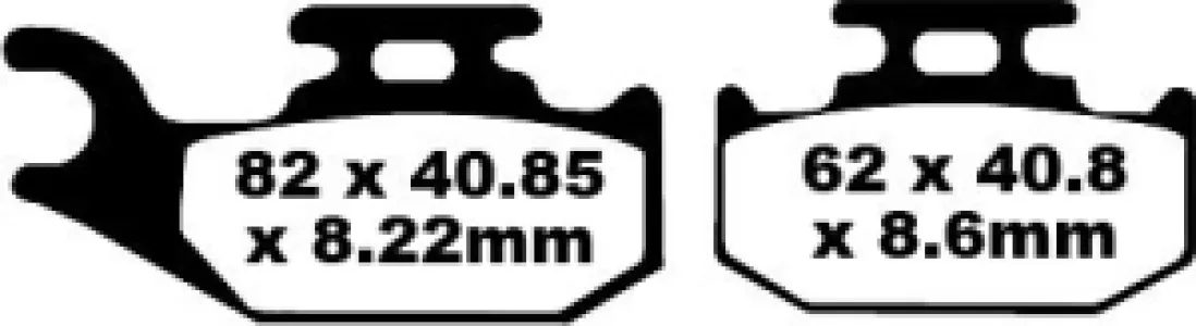 EBC - BRAKE PAD CARBON TT DIRT - 17220294