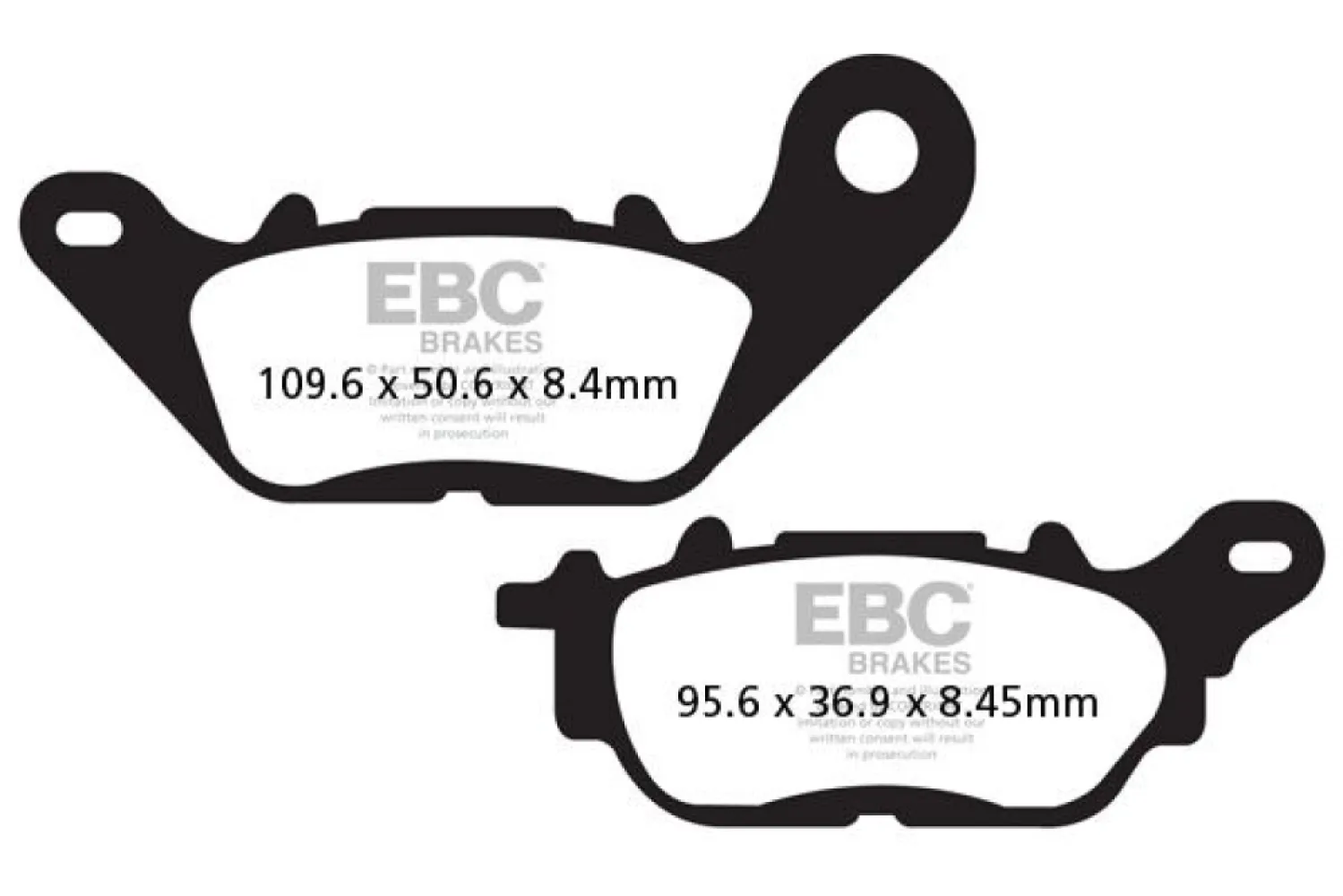 EBC - BRAKE PAD FA SER ORGANIC - 17220592