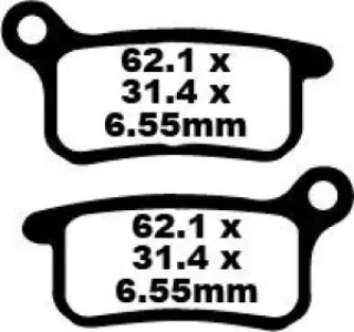 EBC - BRAKE PAD CARBON TT DIRT - 17220608