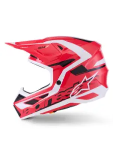 ALPINESTARS(MX) - HELMET SM7 DEED RED/BLK/WH S - 01109106