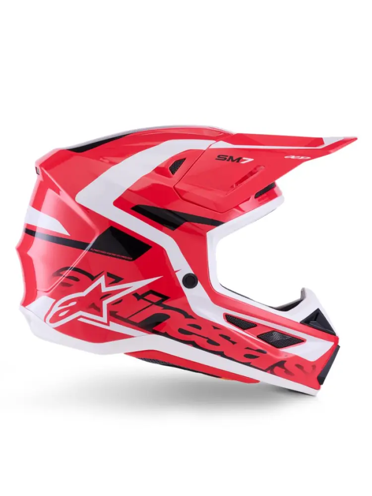 ALPINESTARS(MX) - HELMET SM7 DEED RED/BLK/WH S - 01109106