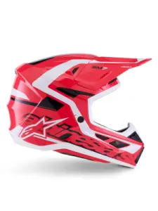 ALPINESTARS(MX) - HELMET SM7 DEED RED/BLK/WH S - 01109106