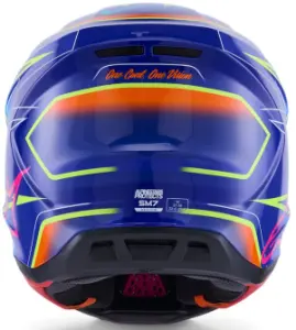 ALPINESTARS(MX) - HELMET SM7 CAST BLU/YL/PINK M - 01109125