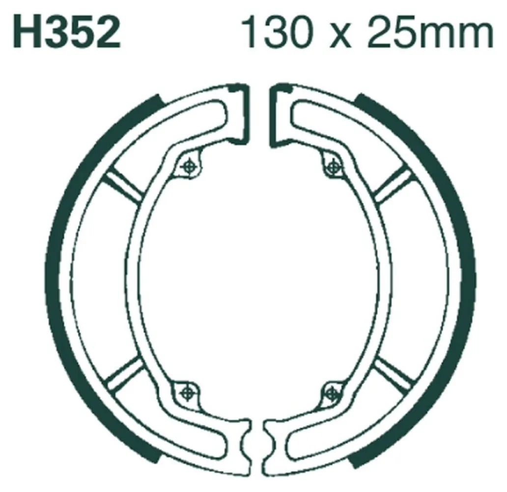 EBC - BRAKE SHOE STANDARD - 17230195
