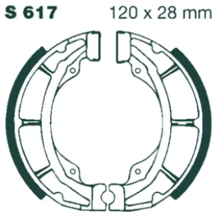 EBC - BRAKE SHOE STANDARD - 17230228
