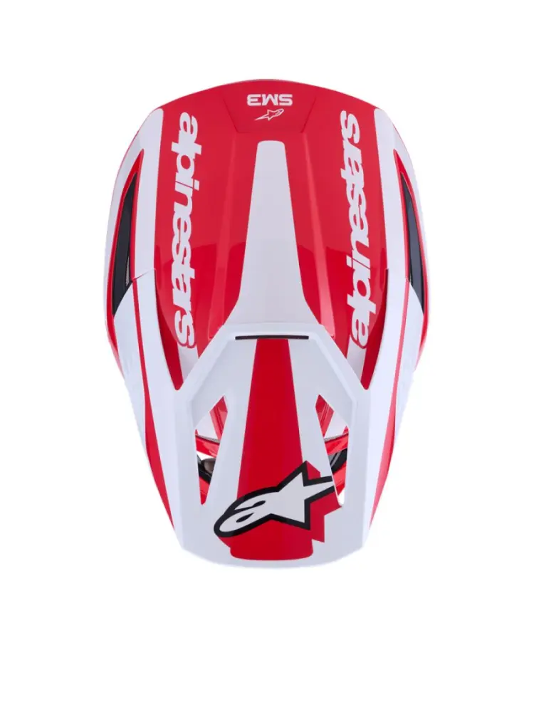 ALPINESTARS(MX) - HELMET SM3 HEAT RED/WH/BLK L - 01109186