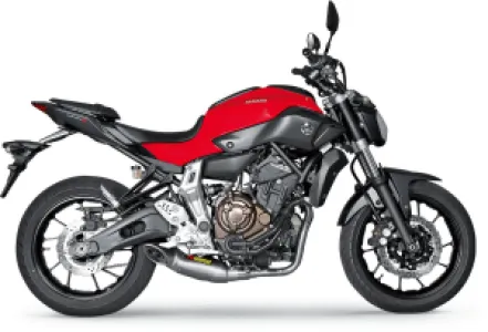 AKRAPOVIC - EXHAUST RAC SS/TI MT-07 - 18102225