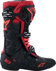ALPINESTARS(MX) - BOOT TECH 10 BLK/RD 12 - 34103364
