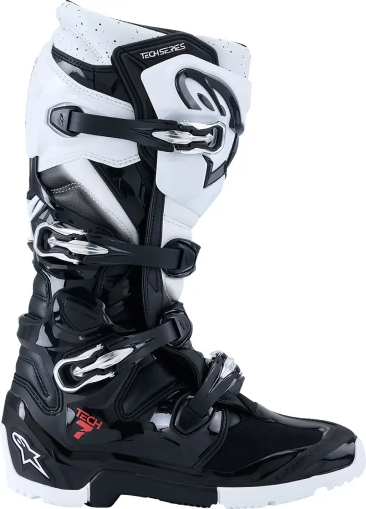 ALPINESTARS(MX) - BOOT TECH 7 ENDURO BLK/WHT 12 - 34103423
