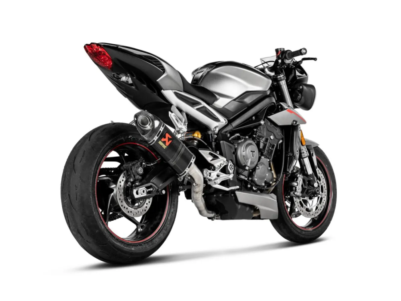 AKRAPOVIC - MUFFLER CF STREET TRIPLE - 18113774