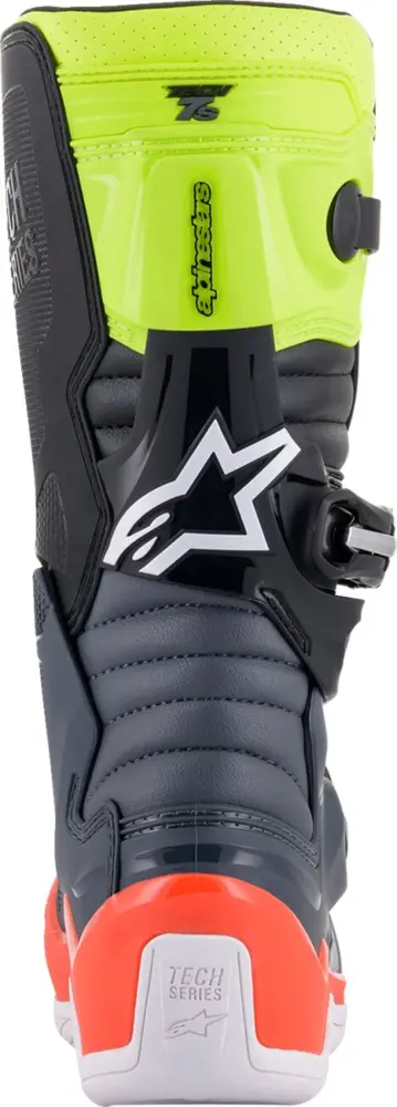 ALPINESTARS(MX) - BOOT TECH7S GY/RD/YL 4 - 34110579