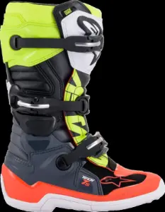 ALPINESTARS(MX) - BOOT TECH7S GY/RD/YL 8 - 34110583