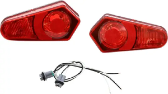 MOOSE OFFROAD FOUR WHEEL - TAILLIGHTS POLARIS RED - 20012523