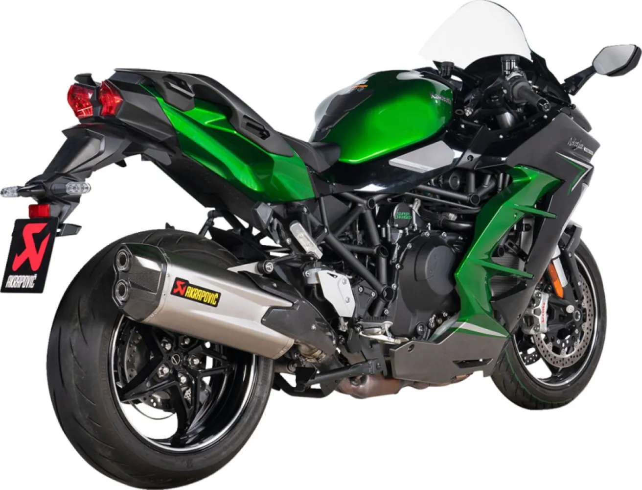 AKRAPOVIC - MUFFLER TI CF NINJA H2 SX - 18114315