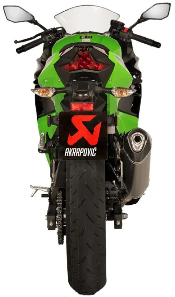 AKRAPOVIC - MUFFLER TI/CF NINJA 400 - 18114372