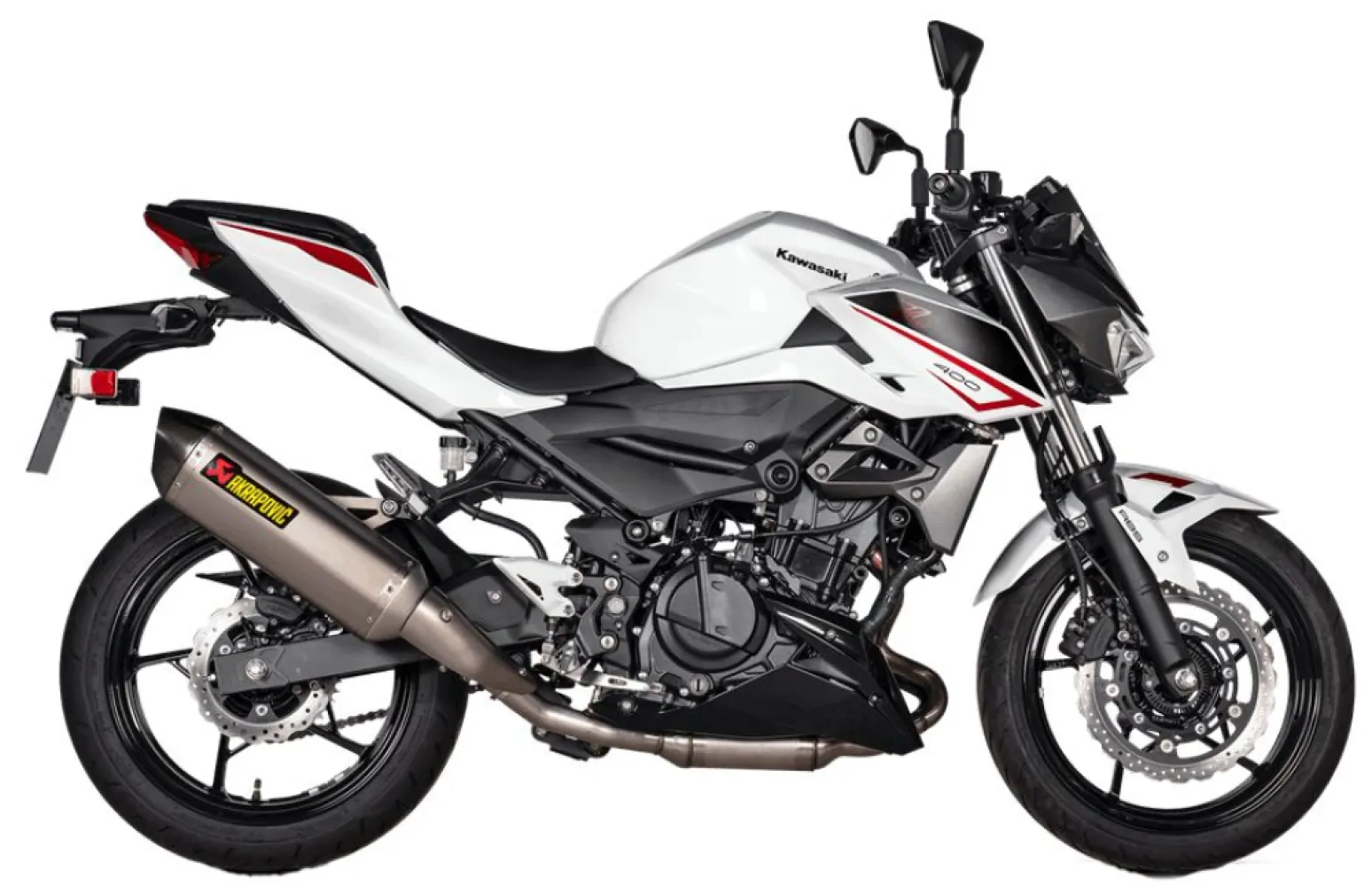 AKRAPOVIC - MUFFLER TI/CF NINJA 400 - 18114372