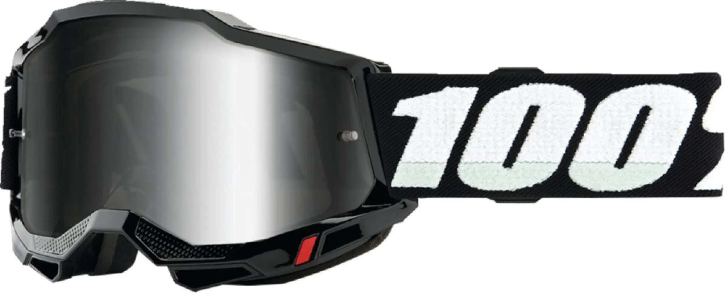 100% - GOG AC2 JR BLACK MIR SIL - 26013290