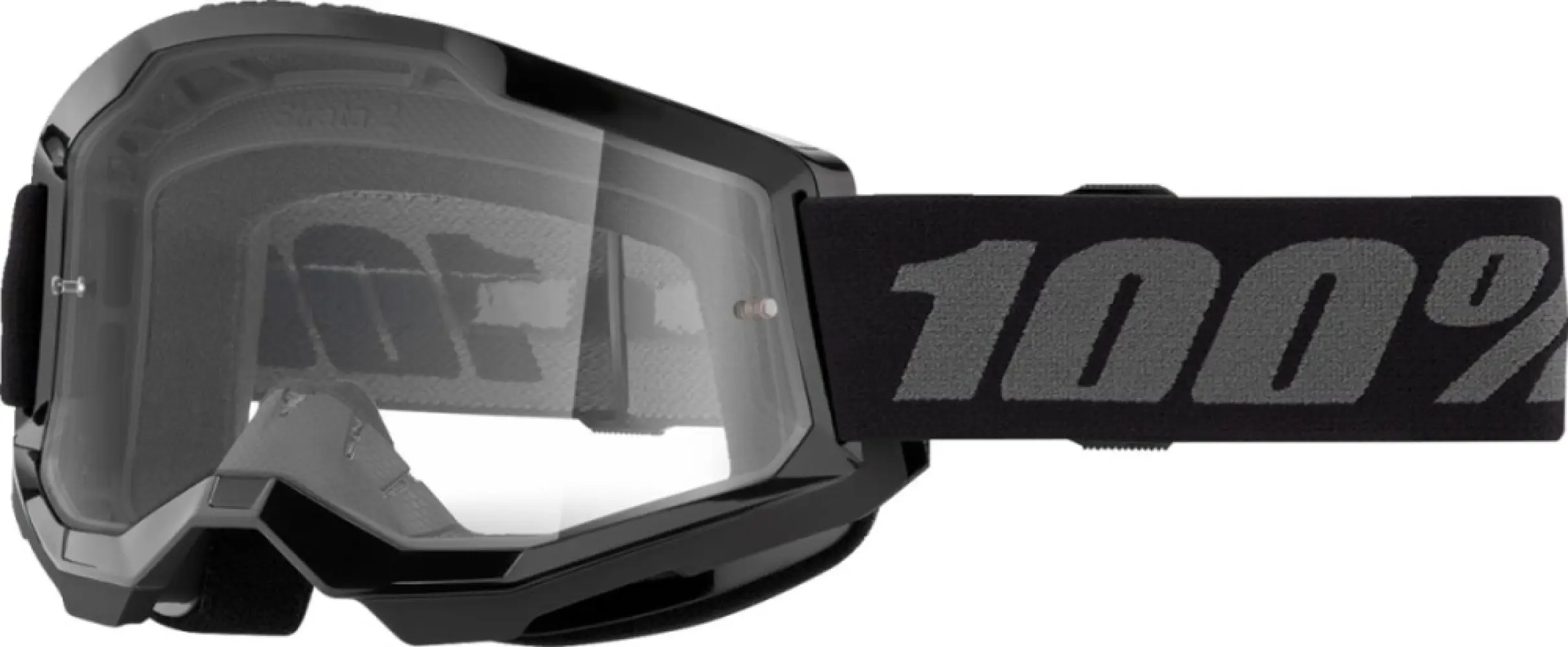 100% - GOGGLE STRATA 2 BLACK CLR - 26013478