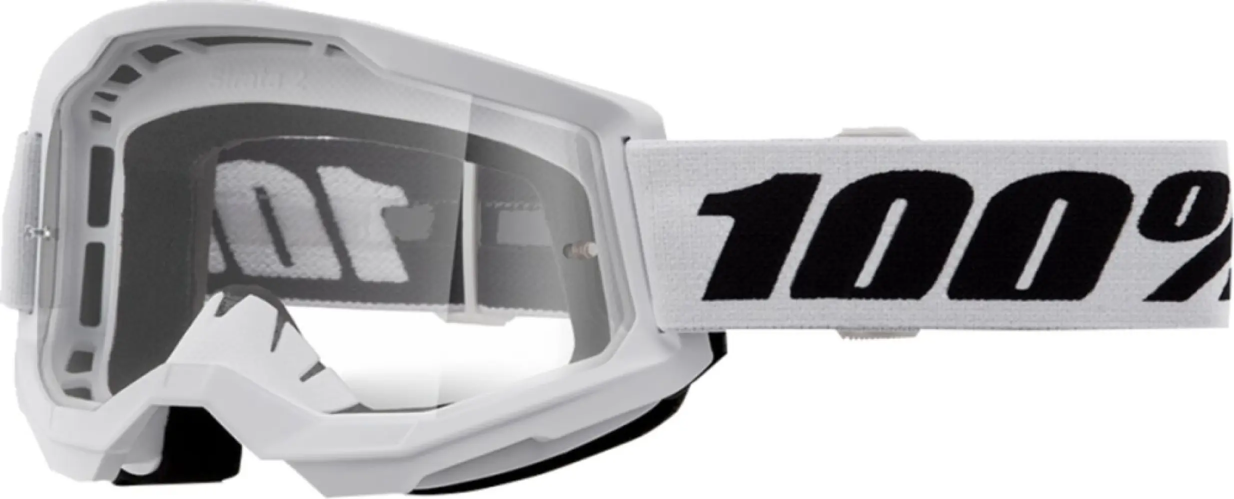 100% - GOGGLE STRATA 2 WHITE CLR - 26013484