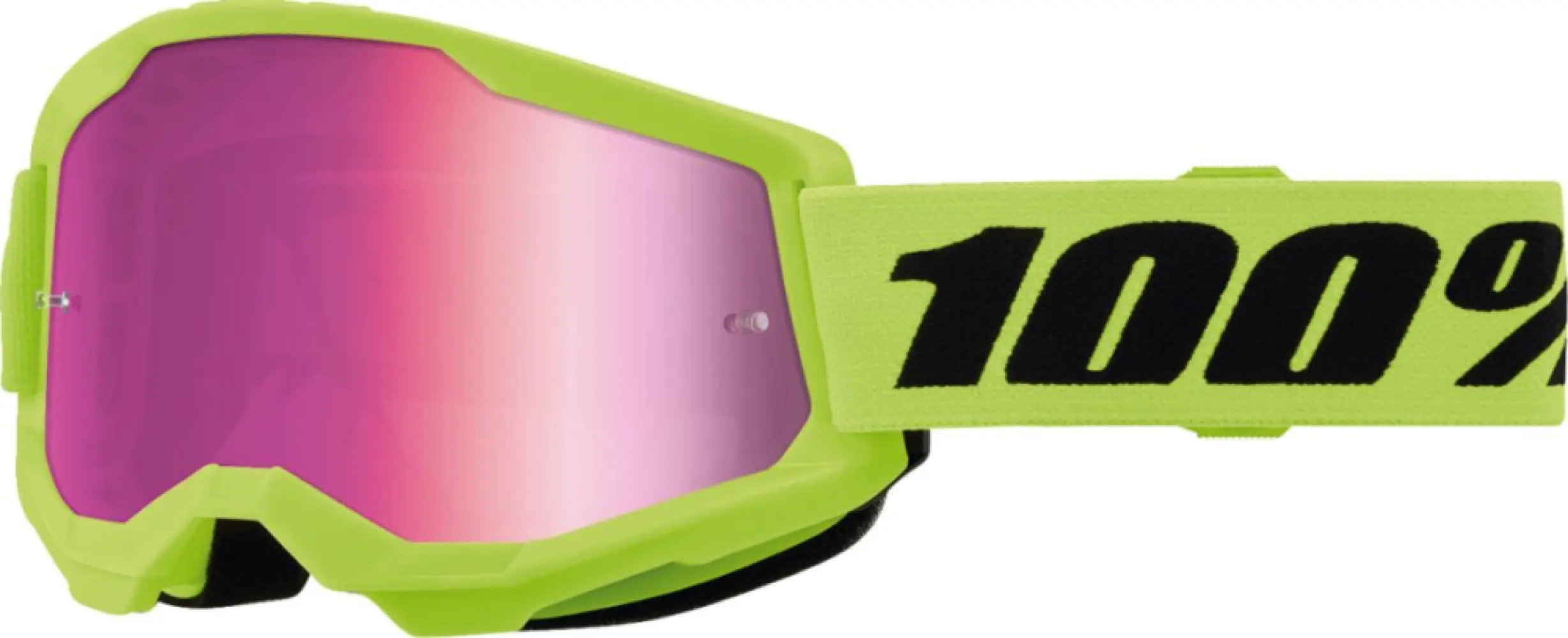 100% - GOGGLE STRATA 2 JNR NEON YL MR - 26013512