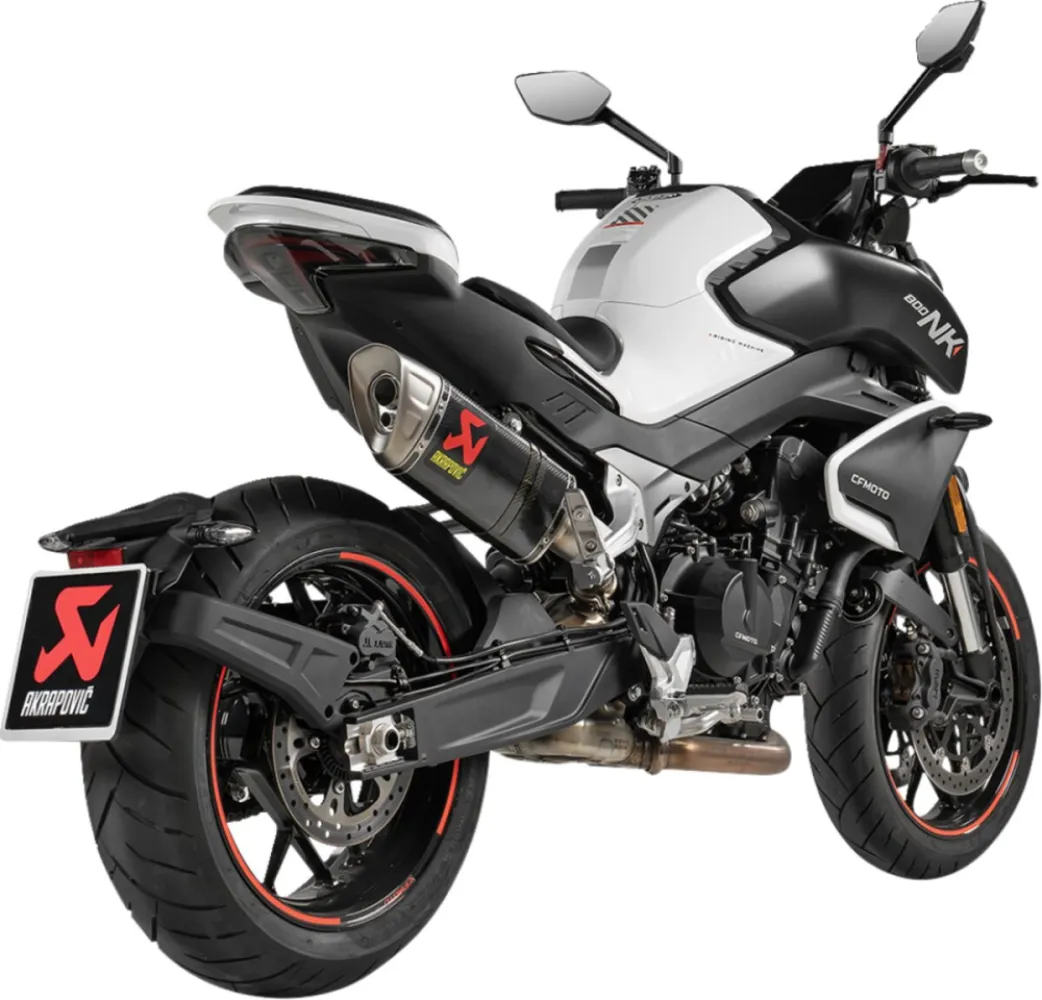 AKRAPOVIC - EXHAUST SLIP-ON CF/TI CFMOTO 8 - 18114725