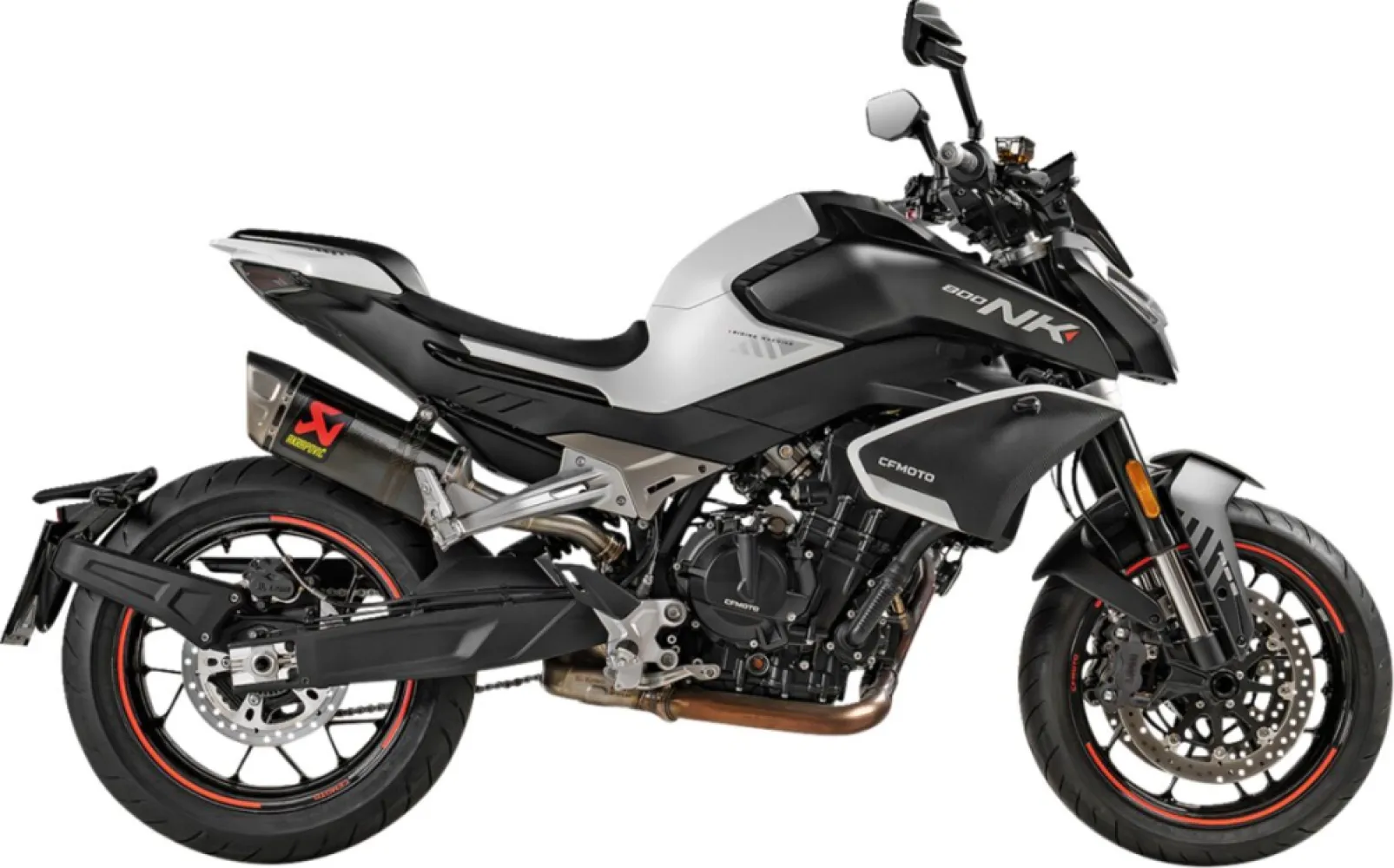 AKRAPOVIC - EXHAUST SLIP-ON CF/TI CFMOTO 8 - 18114725