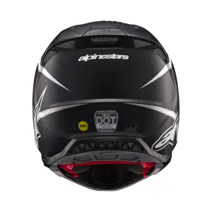 ALPINESTARS(MX) - HELMET SM10 AMP BLK/WT S - 01108353