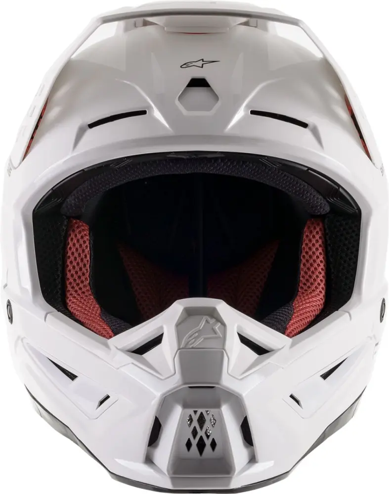 ALPINESTARS(MX) - HELMET SM5 SOLID WHT L - 01108390