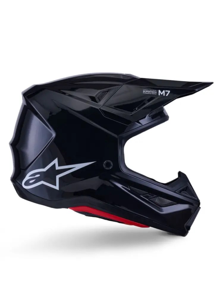 ALPINESTARS(MX) - HELMET SM7 BLACK-GLOSS S - 01109130
