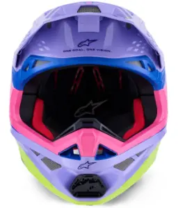 ALPINESTARS(MX) - HELMET SM10 JETT PURPLE/PINK X - 01109237
