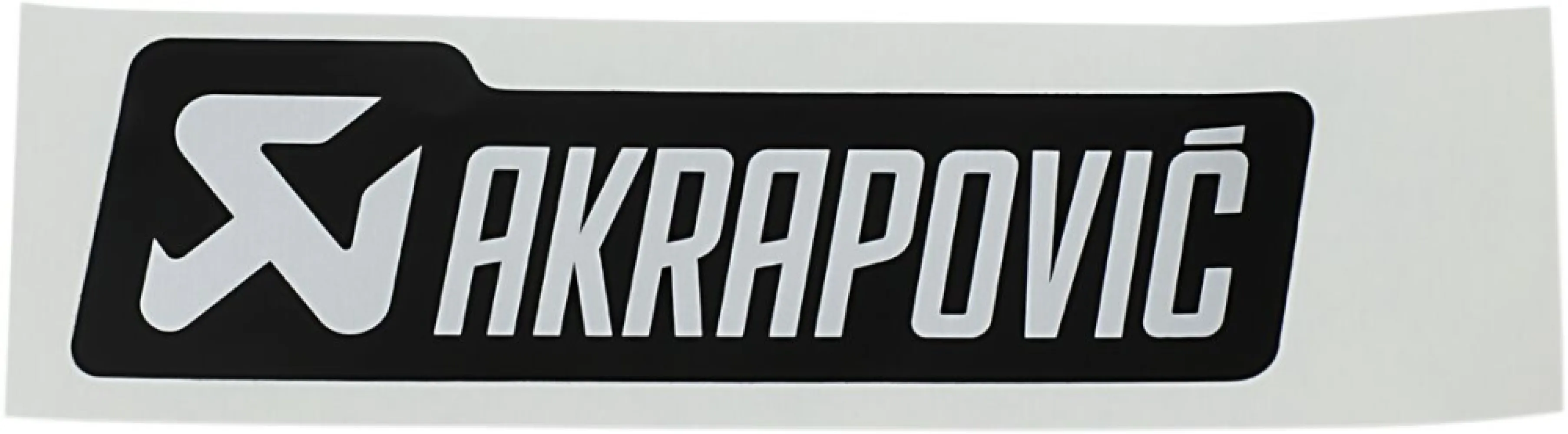 AKRAPOVIC - STICKER MONO AL BLK - 18601006