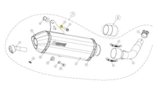 AKRAPOVIC - AKRA WASHER P-DR4 - 18601257