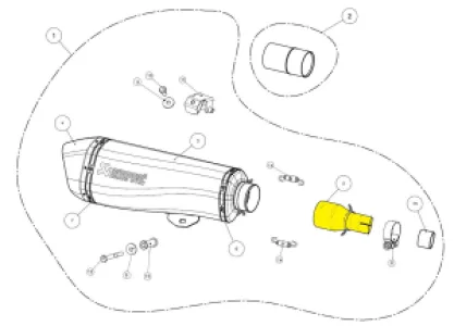 AKRAPOVIC - LINK PIPE SS - 18601878