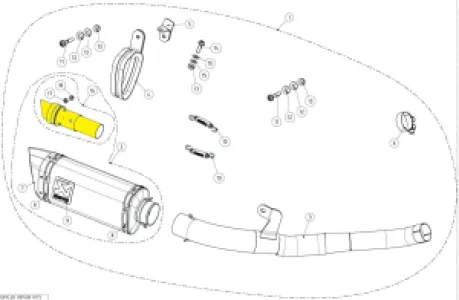 AKRAPOVIC - NOISE INSERT - 18602367
