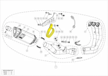AKRAPOVIC - CARBON CLAMP - 18602436