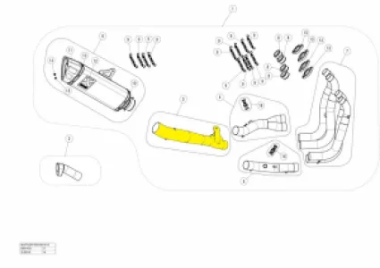 AKRAPOVIC - LINK PIPE SS HAYABUSA - 18602439