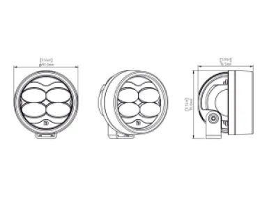 DENALI - FOG LIGHT D3 POD W/DATADIM - 20012948